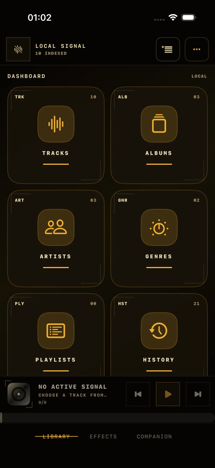 The AntiiQ library on iPhone