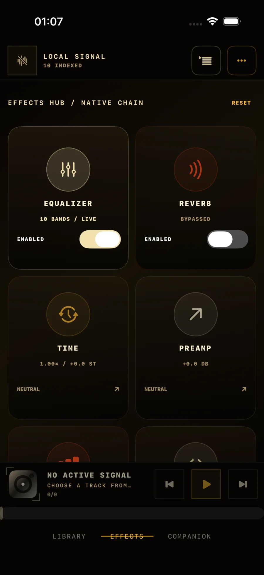 AntiiQ's effects chain